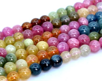 3x2MM Multicolor Tourmaline Beads AAA Genuine Natural Gemstone Full Strand Faceted Rondelle Loose Beads 15 Bulk Lot Options 111781-3407