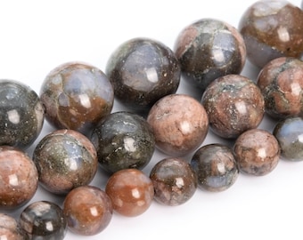 Llanite Blue Quartz Mixture Beads Grade AAA Genuine Natural Gemstone Round Loose Beads 4MM 6MM 8MM 10MM Bulk Lot Options