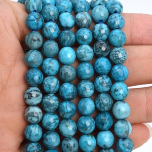 thumbnail image 2 of Grade AAA Natural Gray Crazy Lace Jasper Round Beads – 4mm To 16mm Sizes 2 of 5