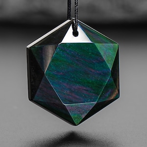 Blue sheen obsidian - Etsy 日本