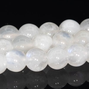 5MM Translucent Rainbow Moonstone Beads Grade A+ Genuine Natural Gemstone Full Strand Round Beads 15"/7.5" Bulk Lot Options (110718-3228)