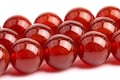 Red Carnelian Beads Genuine Natural Grade AAA Gemstone Round Loose Beads 4MM 6MM 8MM 10MM 12MM 16MM Bulk Lot Options
