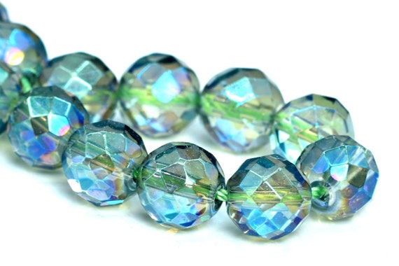 8MM Natural Green Crystal Quartz Beads Grade AAA Round Loose Beads 7.5" 
