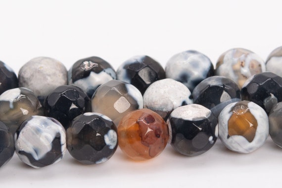 Perle Di Pietra Di Giada Persiana Multicolore Naturale Perline Distanziatrici Rotonde Allentate Per La Creazione Di Gioielli Accessori Per Bracciali Fai Da Te 15 ''6 -12MM - Foto 4