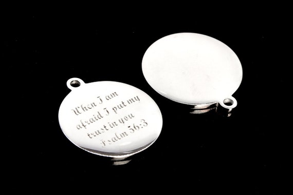40199-2123 22x20MM When I Am Afraid I Put My Trust In You Square Charm Stainless Steel Bulk Lot Options 40199-2123 22x20MM When I Am Afraid I Put My Trust In You Square Charm Stainless Steel Bulk Lot Options
