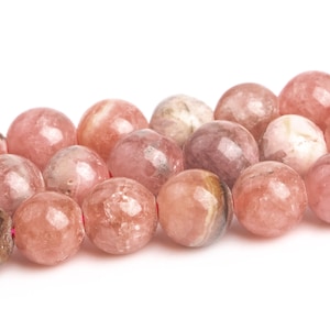 4-5MM Argentinien Rhodochrosit Rosa Perlen Klasse A + echte natürliche Edelstein voller Strang runde lose Perlen 15 &quot;(123159-2948)