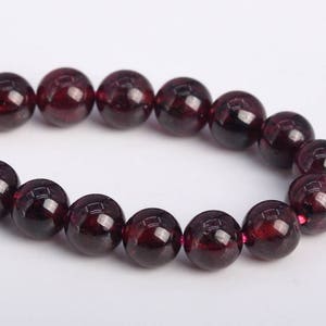 5MM Purple Red Garnet Beads Mozambique AAA Genuine Natural Gemstone Half Strand Round Loose Beads 7.5" BULK LOT 1,3,5,10,50 (104251h-1181)