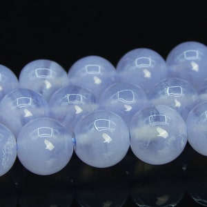 6MM Transparent Blue Lace Agate Beads Brazil Grade AAA Genuine Natural Gemstone Round Loose Beads 16&quot; Bulk Lot Options (109211)