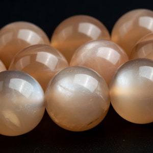 Orange Brown Sunstone Beads Genuine Natural Grade AA Gemstone Round Loose Beads 8MM 10MM Bulk Lot Options
