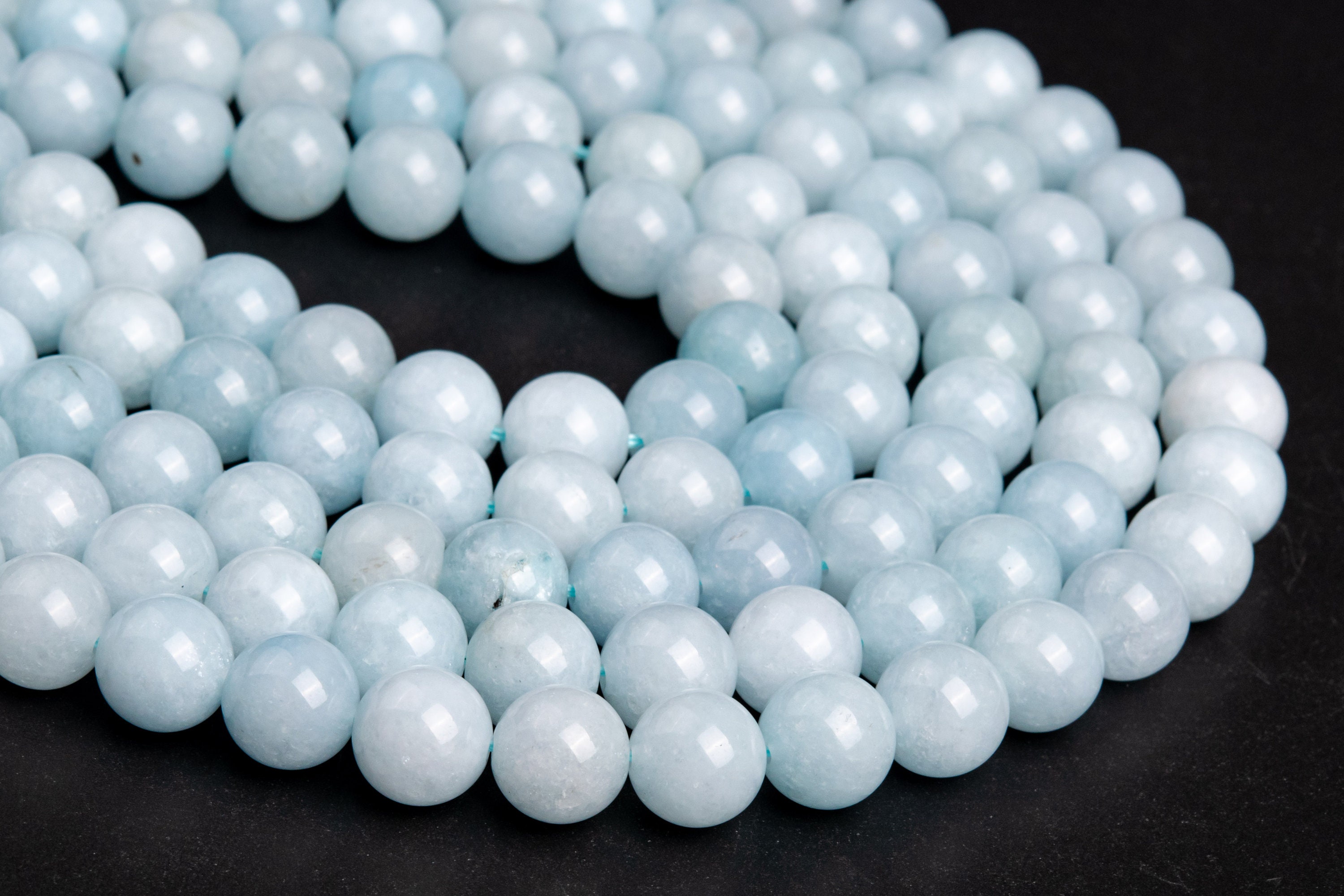 Perline Quarzo Cristallo Opaco – 8 Mm – Filo 38 Cm – SHGbeads Per Gioielli Fai Da Te