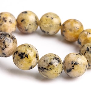 8MM Yellow Beige Jade Beads Grade AAA Natural Gemstone Half Strand Round Loose Beads 7" BULK LOT 1,3,5,10 and 50 (106286h-1895)