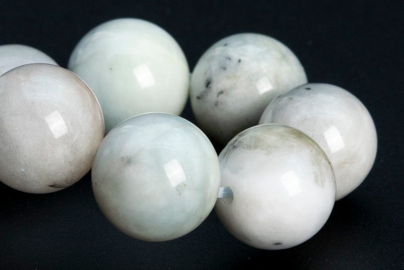 ONLY ONE 9-10MM Multicolor Aquamarine Biotite Inclusions Bead Brazil Grade B Genuine Natural Half Strand Round Loose Beads 7 114093h-3762