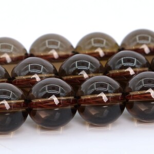 8 MM Helle Farbe Rauchquarz Perlen Klasse AAA Echter Natürlicher Edelstein Voller Strang Runde Lose Perlen 15 "BULK LOT 1,3,5,10,50 (105577-1728)