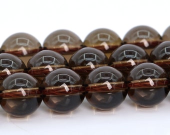 128Faceted 4,6,8,10,12,14,16,18mm Smoky Quartz Round Loose Beads 15" 128Faceted 4,6,8,10,12,14,16,18mm Smoky Quartz Round Loose Beads 15"