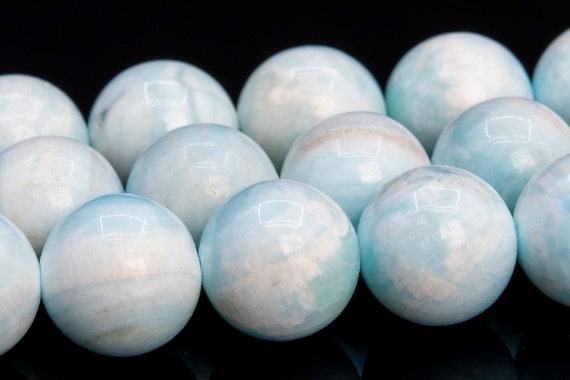 Cuentas Sueltas Redondas De Labradorita Azul De Grado AA De 40,64 Cm