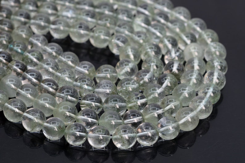 105620-1740 13MM Green Phantom Quartz Beads AA Genuine Natural Brazil Gemstone Full Strand Round Loose Beads 17 BULK LOT 1,3,5,10,50