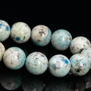 11MM Rare K2 Stone Beads Pakistan Grade A Genuine Natural Gemstone Half Strand Round Loose Beads 8&quot; (111528h-3422)