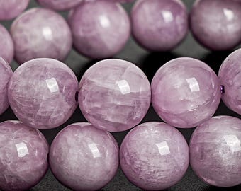 Kunzite Beads 6.5"/7"/7.5" Bracelet Genuine Natural Round Gemstone Beads