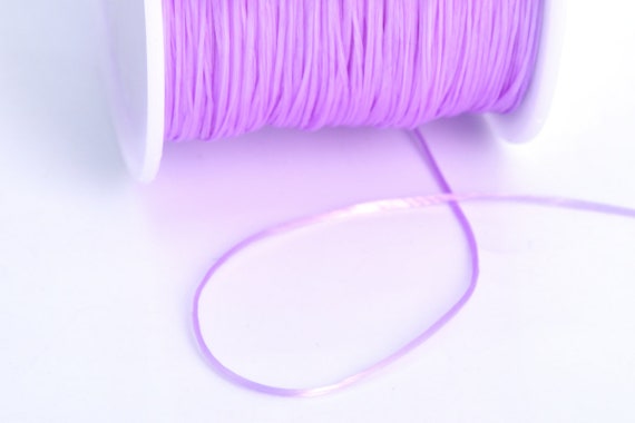 0.8MM Lavender Elastic Cord / Thread Crystal String 1 Spool 60 Meters Bulk Lot Options (61072-S2026)