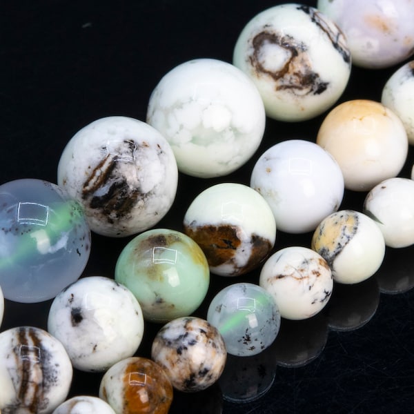 Lemon Chrysoprase Beads Genuine Natural Grade AAA Gemstone Round Loose Beads 5MM 6MM 8MM 10MM Bulk Lot Options