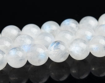 3-4MM Rainbow Moonstone Beads Grade AAA Genuine Natural Gemstone Full Strand Round Loose Beads 20.5" Bulk Lot Options (120642-2918)