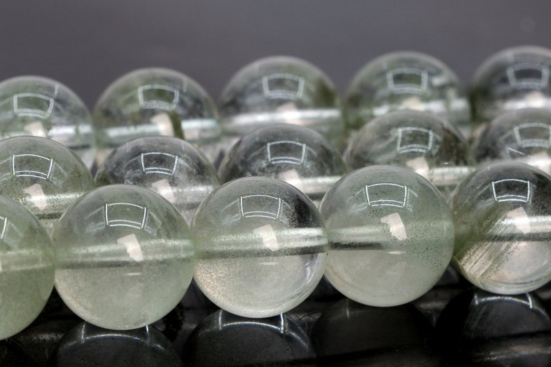 105620-1740 13MM Green Phantom Quartz Beads AA Genuine Natural Brazil Gemstone Full Strand Round Loose Beads 17 BULK LOT 1,3,5,10,50