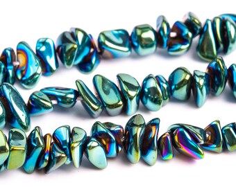 AAA Natural Faceted Hematite Gemstone Beads – Round Silver/Gold 16" Strand (2mm, 3mm, 4mm)