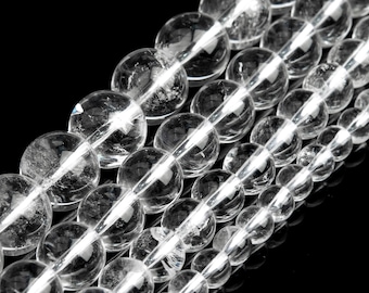 Crystal Clear Quarz Perlen Echte Natürliche Klasse AA Edelstein Runde Lose Perlen 4 MM 6 MM 8 MM 10 MM 12 MM 14 MM 16 MM Massen viel Optionen
