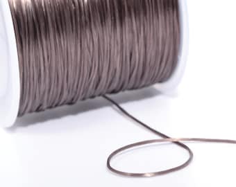 High Quality 0.8MM Chocolate Brown Japanese Elastic Cord / Thread Crystal String 1 Spool 60 Meters Bulk Lot Options(64729-2553)