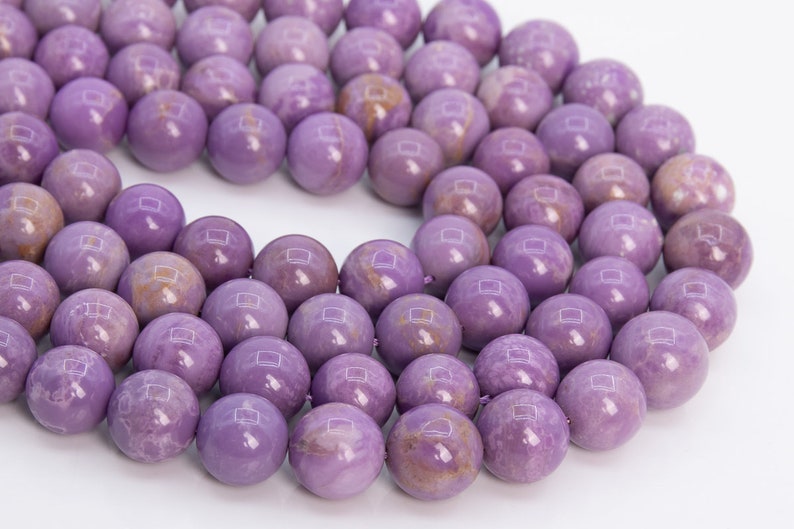 12MM Purple Phosphosiderite Beads Grade A 109347h-2941 Genuine Natural Gemstone Half Strand Round Loose Beads 7.5