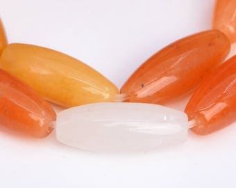 16 x 6 MM Multicolor Jade Perlen Barrel Grade AAA echte natürliche Edelstein Halbstrang lose Perlen 7,5 "BULK LOT 1,3,5,10 und 50 (103062h-683)