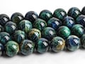 Ink Blue Tiger Eye Beads Genuine Natural Grade A+ Gemstone Round Loose Beads 6MM 8MM 10MM Bulk Lot Options