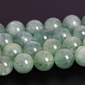 8MM Blue Green Kyanite Beads Grade AAA Genuine Natural Gemstone Full Strand Round Loose Beads 15&quot; Bulk Lot Options (127353-3439)