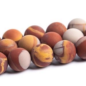 Matte Noreena Jasper Beads Genuine Natural Grade AAA Gemstone Round Loose Beads 8MM 10MM Bulk Lot Options