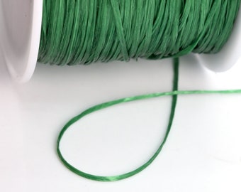 0.8MM Grass Green Elastic Cord / Thread Crystal String 1 Spool 60 Meters Bulk Lot Options (61082-S2026)