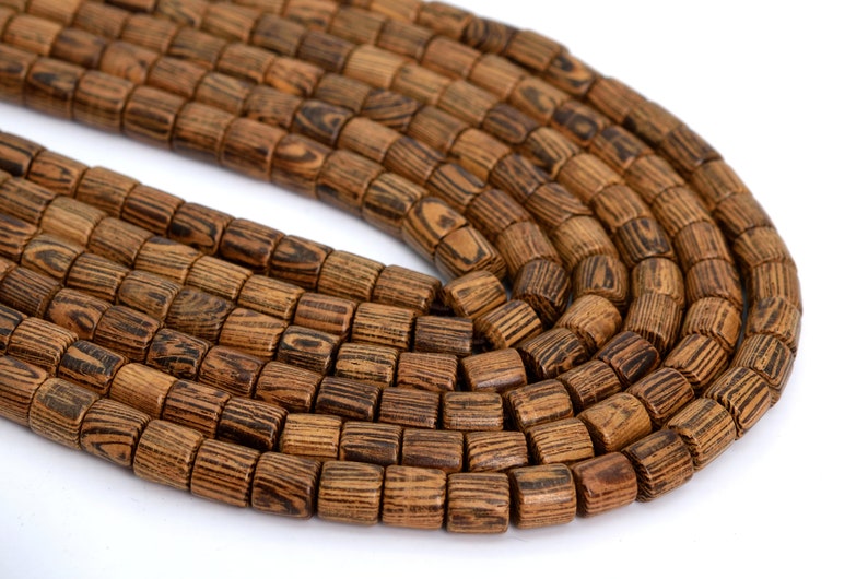 6x6MM Fragrant Senna Siameawood Mala Beads 108 Pcs Natural Wood Round Tube Beads 56 BULK LOT 1,3,5,10 and 50 80296-1802