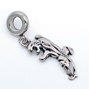 24x9MM / 12x9MM Runing Leopard Dangle Pendant Stainless Steel Pendant 1 Pcs Bulk Lot Options (61890-2110)