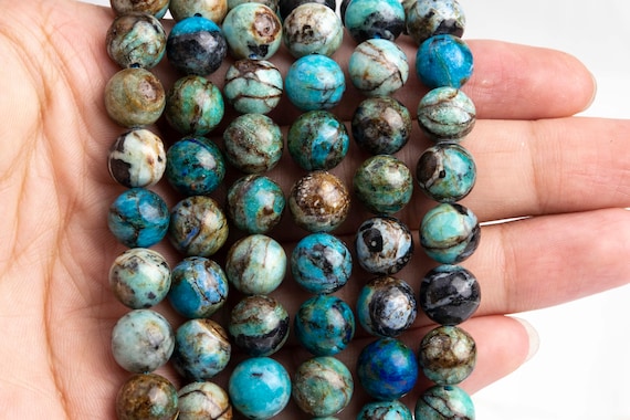 Perline Di Opale Giallo Verde, Perline Rotonde Sciolte Di Pietra Preziosa Naturale Di Grado AAA, 6 Mm, 8 Mm, 10 Mm, 12 Mm, Opzioni Di Lotto All'ingrosso - Italia - Foto 4