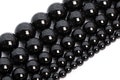 Black Tourmaline Beads Genuine Natural Brazil Grade AAA Gemstone Round Loose Beads 2MM 4MM 6MM 8MM 10MM Bulk Lot Options