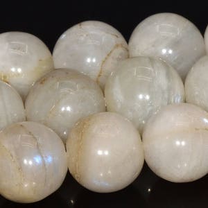 9-10MM Rainbow Moonstone Beads Grade B Genuine Natural Gemstone Full Strand Round Loose Beads 15&quot; (104203-1143)