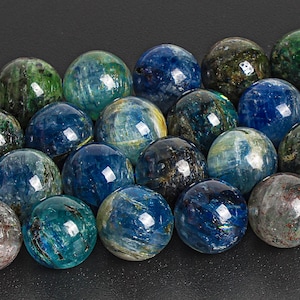 Green Blue Kyanite Beads Genuine Natural Grade A Gemstone Round Loose Beads 4MM  6MM 8MM 10MM 12MM Bulk Lot Options