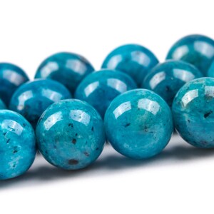 8MM Sky Blue Hemimorphite Beads Grade A Gemstone Round Loose Beads 15.5&quot;/7.5&quot; Bulk Lot Options (124459)