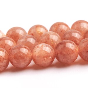 6MM Golden Orange Strawberry Quartz Beads Grade AA+ Genuine Natural Gemstone Round Loose Beads 15&quot; / 7.5&quot; Bulk Lot Options (123547)