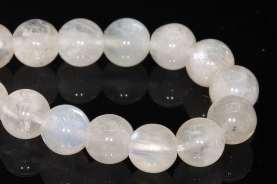 thumbnail image 2 of Genuine Rainbow Moonstone Beads – Grade AA, Round Loose Beads, 4mm, 0.8-1mm Hole, Unbranded 2 of 6