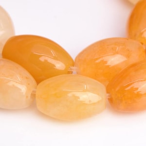 9x6MM Yellow Jade Beads Barrel Grade AAA Genuine Natural Gemstone Half Strand Loose Beads 7.5&quot; BULK LOT 1,3,5,10 and 50 (103069h-685)
