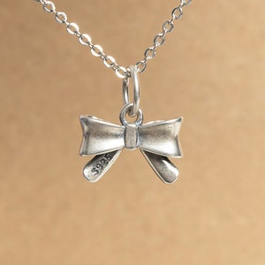 9X11MM Bow Charm Antique Silver Charm Sterling Silver 1 Pcs Bulk Lot Options (92603-566)