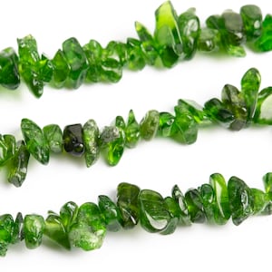 4-10MM Chrome Diopside Kralen Pebble Chip Grade AA Echte Natuurlijke Edelsteen Losse Kralen 15,5" / 7,5" Bulk Lot Opties (111237)