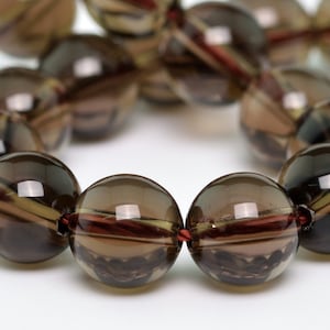 6MM Smoky Quartz Beads Grade AAA Genuine Natural Gemstone Half Strand Round Loose Beads 7.5" Bulk Lot Options (100658h-307)