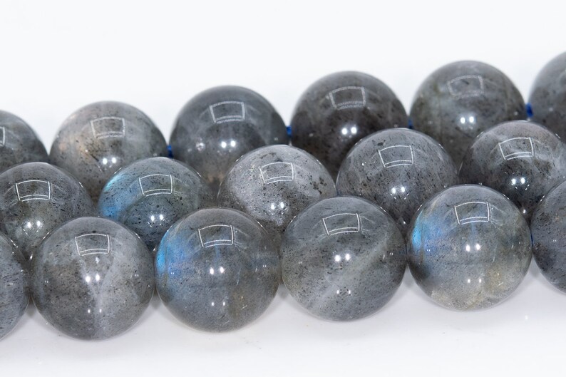 109830h-3081 Genuine Natural Gemstone Half Strand Round Loose Beads 7.5 9-10MM Gray Labradorite Beads Madagascar Grade A