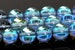 Black Mystic Aura Quartz Beads Round Loose Beads 6MM 8MM Bulk Lot Options 